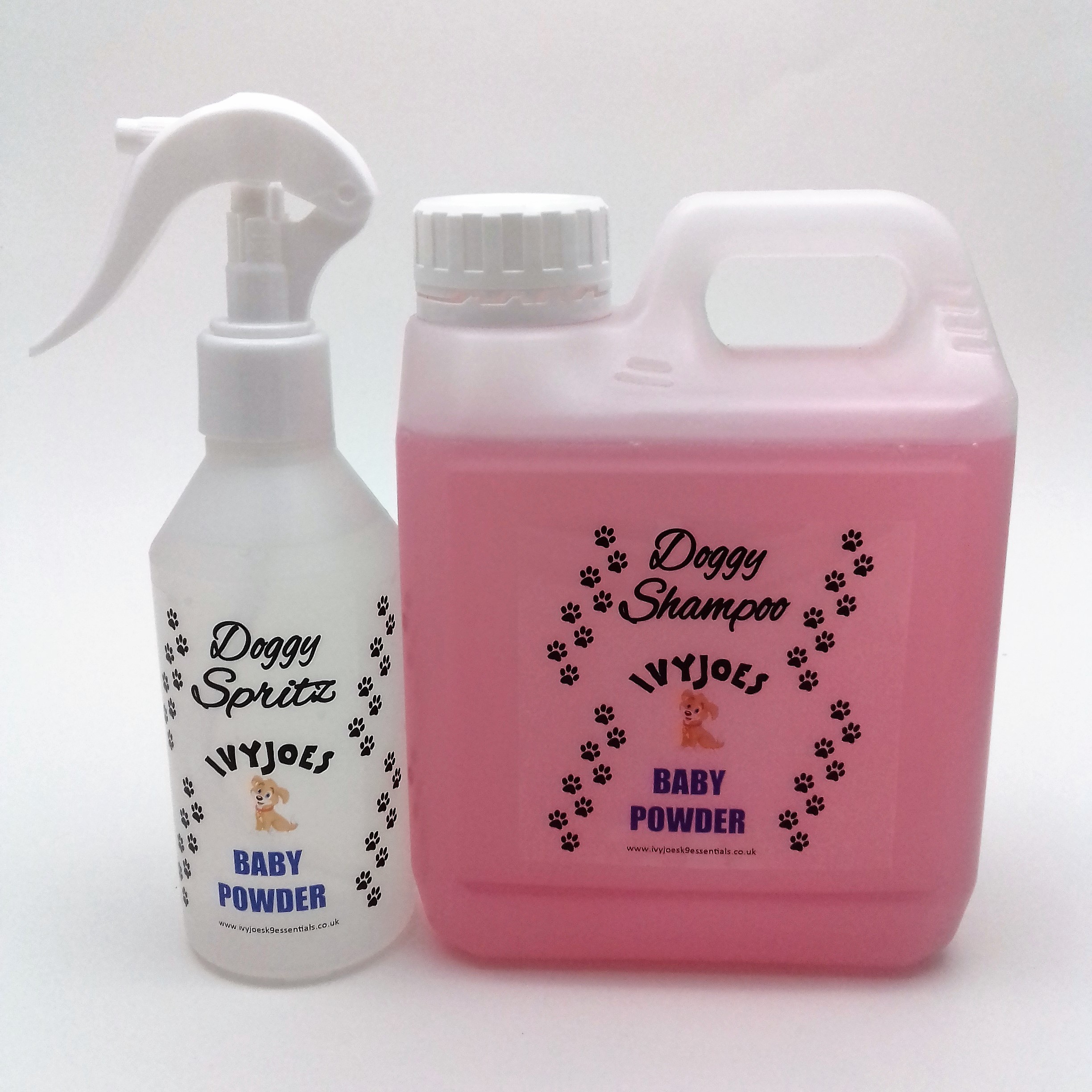 Baby Powder Dog Shampoo 1 ltr+ 200 ml Fragrance+Dispenser pump